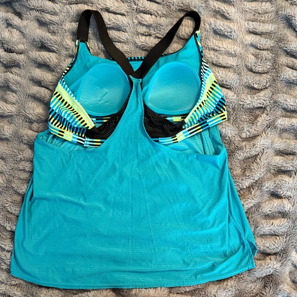 ZeroXposur Teal and Black Women's Swim Set - Picture 3 of 7